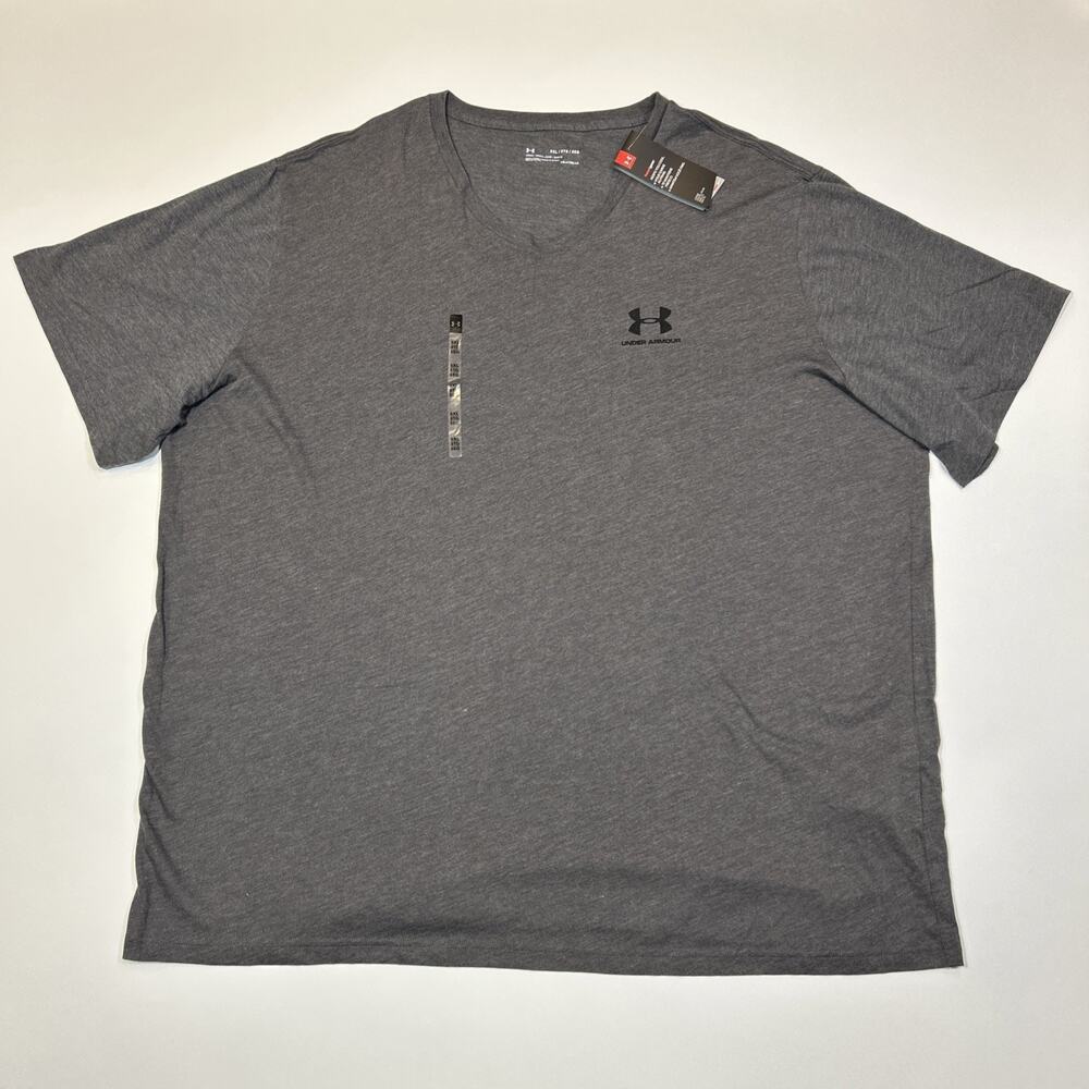Under Armour HeatGear Shirt Men’s 5XL Gray Loose Fit Athletic T Shirt NWT Big